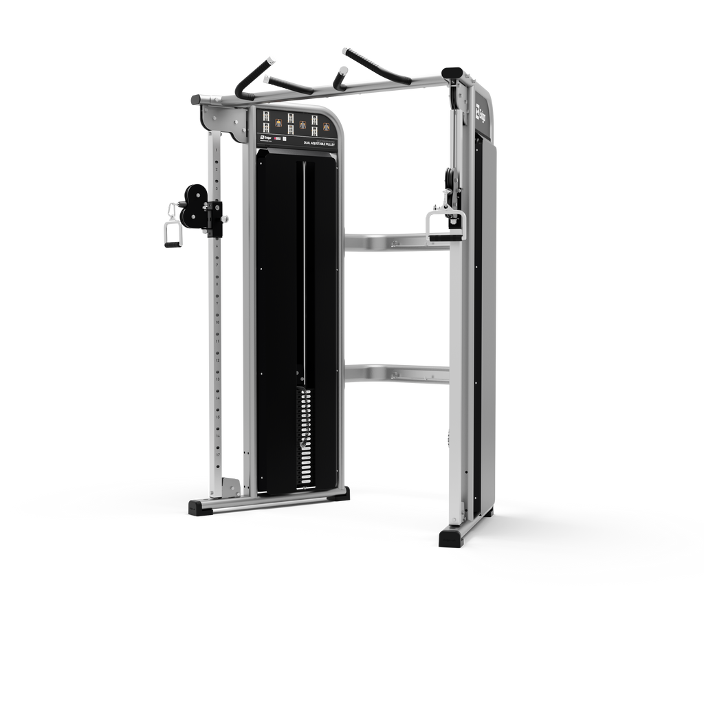 Dual Adjustable Pulley Multi Grip Chinning Bar