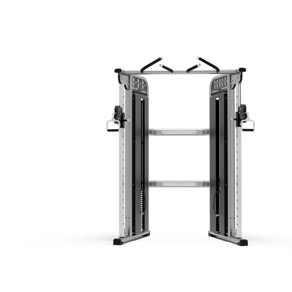 Dual Adjustable Pulley Multi Grip Chinning Bar