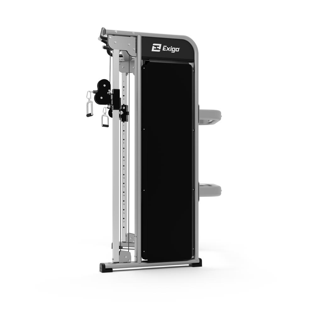 Dual Adjustable Pulley Multi Grip Chinning Bar