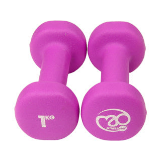 Fitness Mad Neoprene Dumbbells (0.5kg - 5kg)
